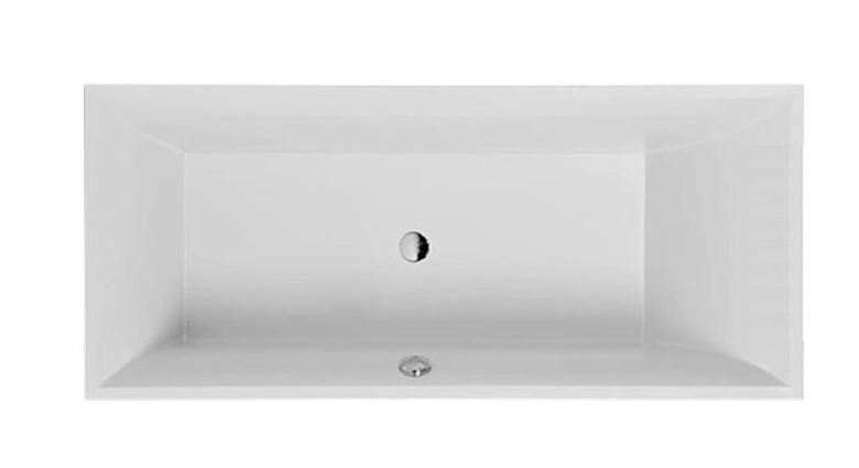 VILLEROY & BOCH SQUARO vana 170x75 cm, pro 2 osoby, s nožičkami, quaryl UBQ170SQR2V-01 Obrázek - Hlavní obrázek