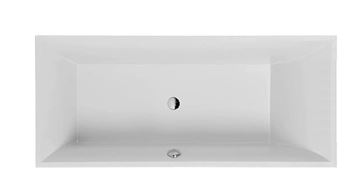 VILLEROY & BOCH SQUARO vana 170x75 cm, pro 2 osoby, s nožičkami, quaryl