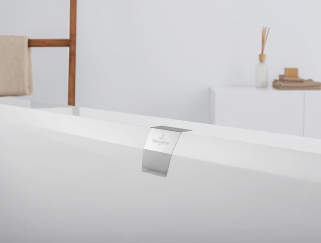 VILLEROY & BOCH SQUARO EDGE 12 vana 180x80 cm, pro 2 osoby, s nožičkami, quaryl UBQ180SQE2DV-01 Obrázek - fotka