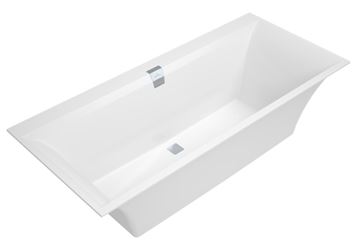 VILLEROY & BOCH SQUARO EDGE 12 vana 180x80 cm, pro 2 osoby, s nožičkami, quaryl UBQ180SQE2DV-01 Obrázek - fotka
