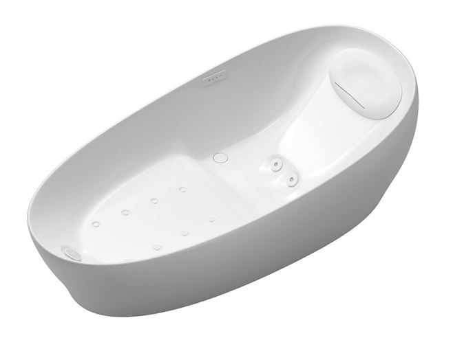 TOTO FLOTATION TUB volně stojící vana 220x105 cm, hydromasážní, LED osvětlení, kompozit PJYD2200PWEE#GW Obrázek - Hlavní obrázek