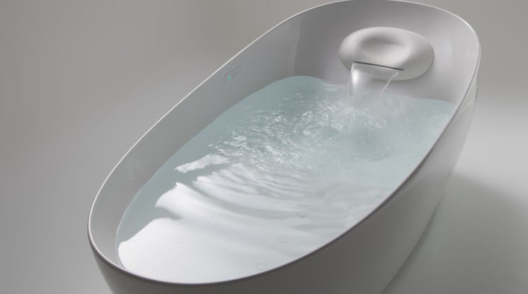 TOTO FLOTATION TUB volně stojící vana 220x105 cm, hydromasážní, LED osvětlení, kompozit PJYD2200PWEE#GW Obrázek - fotka