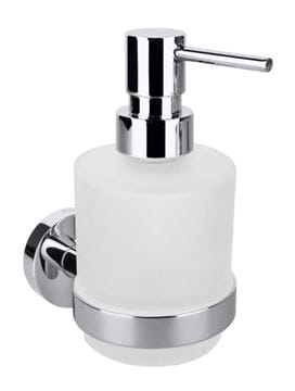 BEMETA OMEGA dávkovač tekutého mýdla 200 ml, nástěnný, sklo, chrom