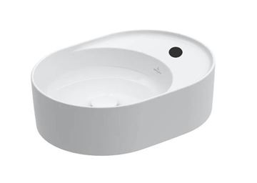 VILLEROY & BOCH COLLARO umyvadlo na desku 51 cm, s otvorem pro baterii, bez přepadu, CeramicPlus, alpská bílá