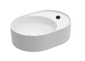 VILLEROY & BOCH COLLARO umyvadlo na desku 51 cm, s otvorem pro baterii, bez přepadu, CeramicPlus, alpská bílá