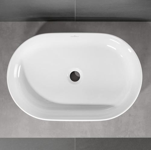VILLEROY & BOCH COLLARO umyvadlo na desku 56 cm, bez přepadu, alpská bílá 4A195601 Obrázek - fotka