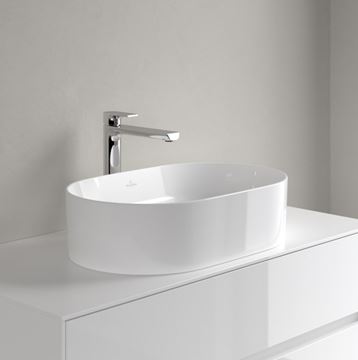 VILLEROY & BOCH COLLARO umyvadlo na desku 56 cm, bez přepadu, alpská bílá 4A195601 Obrázek - fotka