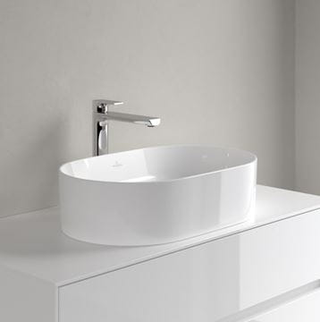 VILLEROY & BOCH COLLARO umyvadlo na desku 56 cm, bez přepadu, CeramicPlus, alpská bílá 4A1956R1 Obrázek - fotka