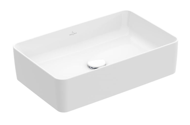 VILLEROY & BOCH COLLARO umyvadlo na desku 56 cm, bez přepadu, alpská bílá 4A205601 Obrázek - Hlavní obrázek