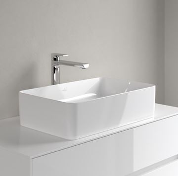 VILLEROY & BOCH COLLARO umyvadlo na desku 56 cm, bez přepadu, alpská bílá 4A205601 Obrázek - fotka
