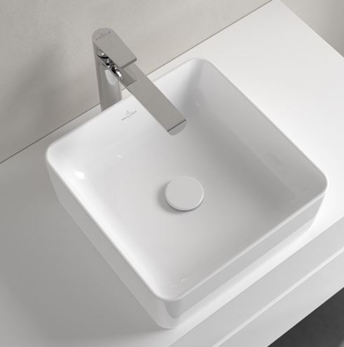 VILLEROY & BOCH COLLARO umyvadlo na desku 38 cm, bez přepadu, alpská bílá 4A213801 Obrázek - fotka