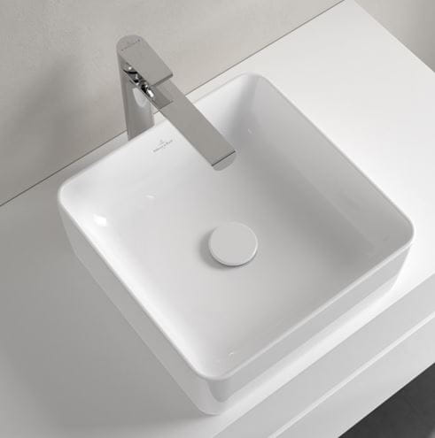 VILLEROY & BOCH COLLARO umyvadlo na desku 38 cm, bez přepadu, CeramicPlus, alpská bílá 4A2138R1 Obrázek - fotka