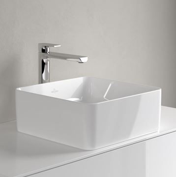 VILLEROY & BOCH COLLARO umyvadlo na desku 38 cm, bez přepadu, CeramicPlus, alpská bílá 4A2138R1 Obrázek - fotka