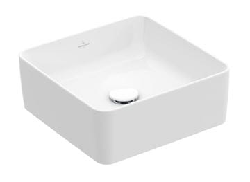 VILLEROY & BOCH COLLARO umyvadlo na desku 38 cm, bez přepadu, CeramicPlus, alpská bílá