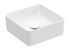 VILLEROY & BOCH COLLARO umyvadlo na desku 38 cm, bez přepadu, CeramicPlus, alpská bílá