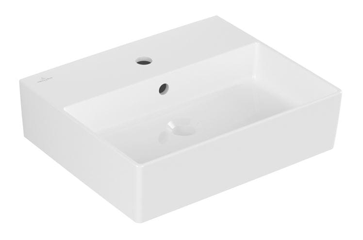 VILLEROY & BOCH MEMENTO 2.0 umyvadlo 50 cm, s otvorem pro baterii a přepadem, broušené, alpská bílá 4A225G01 Obrázek - Hlavní obrázek