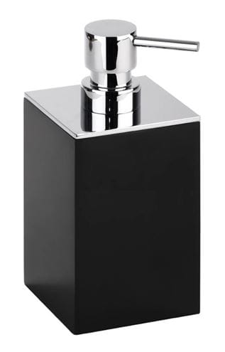 BEMETA GAMMA dávkovač tekutého mýdla 200 ml, polyresin, chrom/matná černá 145609310 Obrázek - Hlavní obrázek
