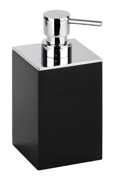 BEMETA GAMMA dávkovač tekutého mýdla 200 ml, polyresin, chrom/matná černá