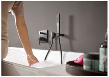 HANSGROHE FINORIS vanová podomítková baterie, s přepínačem, matná černá 76415670 Obrázek - fotka