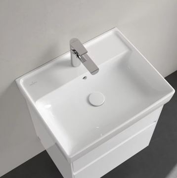 VILLEROY & BOCH COLLARO umyvadlo 60 cm, s otvorem pro baterii a přepadem, alpská bílá 4A336001 Obrázek - fotka