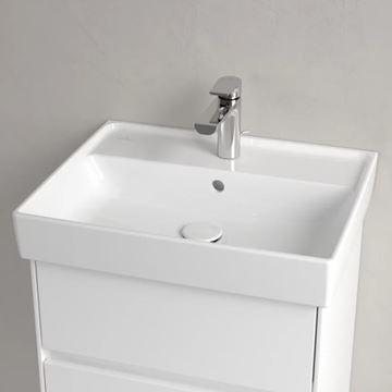 VILLEROY & BOCH COLLARO umyvadlo 60 cm, s otvorem pro baterii a přepadem, alpská bílá 4A336001 Obrázek - fotka