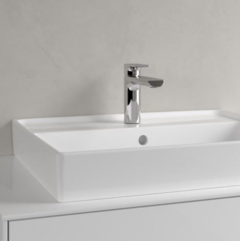 VILLEROY & BOCH COLLARO umyvadlo 60 cm, s otvorem pro baterii a přepadem, broušené, alpská bílá 4A336G01 Obrázek - fotka