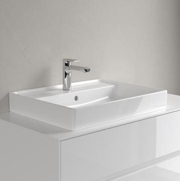 VILLEROY & BOCH COLLARO umyvadlo 60 cm, s otvorem pro baterii a přepadem, broušené, alpská bílá 4A336G01 Obrázek - fotka