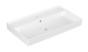VILLEROY & BOCH COLLARO umyvadlo 80 cm, s otvorem pro baterii a přepadem, broušené, alpská bílá