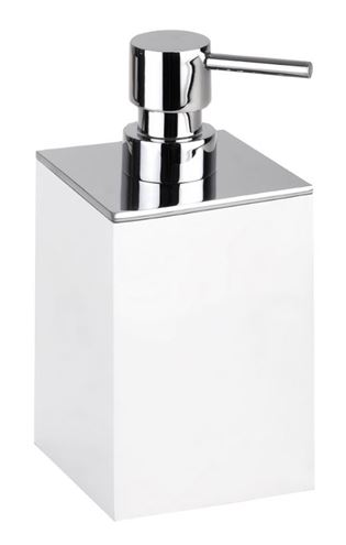 BEMETA GAMMA dávkovač tekutého mýdla 200 ml, polyresin, chrom/matná bílá 145709314 Obrázek - Hlavní obrázek
