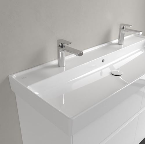 VILLEROY & BOCH COLLARO umyvadlo 120 cm, se 2 otvory pro baterie a přepadem, CeramicPlus 4A33C4R1 Obrázek - fotka