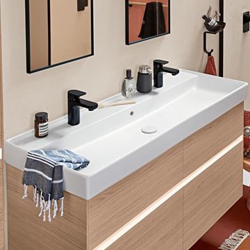 VILLEROY & BOCH COLLARO umyvadlo 120 cm, se 2 otvory pro baterie a přepadem, CeramicPlus 4A33C4R1 Obrázek - fotka