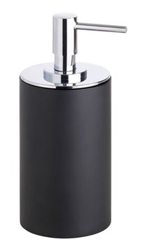 BEMETA GAMMA dávkovač tekutého mýdla 250 ml, polyresin, chrom/matná černá