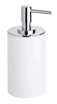 BEMETA GAMMA dávkovač tekutého mýdla 250 ml, polyresin, chrom/bílá