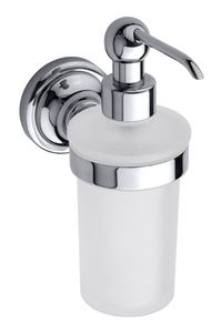 BEMETA RETRO dávkovač tekutého mýdla 230 ml, nástěnná, sklo, chrom