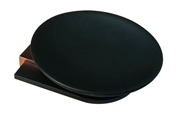 BEMETA GALLA mýdlenka, nástěnná, polyresin, černá/coffee-gold