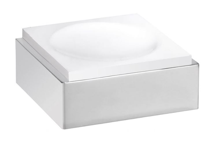 BEMETA GAMMA mýdlenka, nástěnná, polyresin, chrom/bílá 145508312 Obrázek - Hlavní obrázek