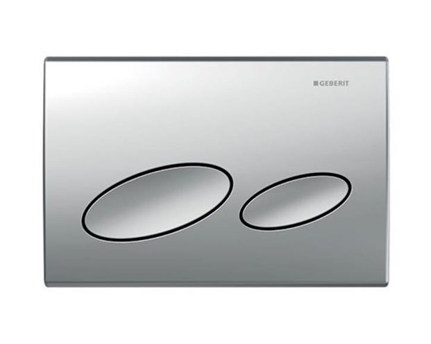 GEBERIT KAPPA 20 ovládací tlačítko pro dvě splachování, plast, matný chrom 115.228.46.1 Obrázek - Hlavní obrázek