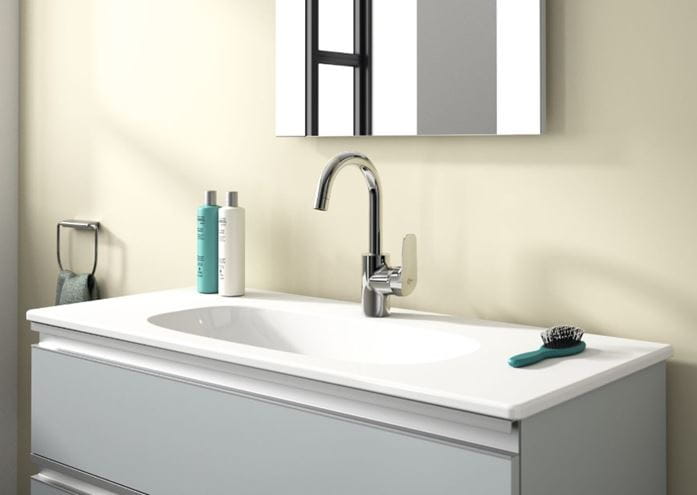 IDEAL STANDARD CERAFLEX umyvadlová stojánková baterie, s odtokovou soupravou, chrom B1716AA Obrázek - fotka