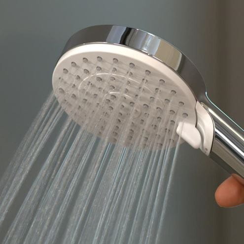 HANSGROHE CROMETTA VARIO 2JET ruční sprcha pr. 100 mm, 2 proudy, Green, bílá/chrom 26336400 Obrázek - fotka