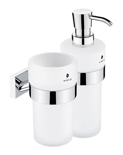 NIMCO KEIRA dávkovač tekutého mýdla 250 ml s pohárkem, nástěnný, chrom KE 2205831W-26 Obrázek - Hlavní obrázek