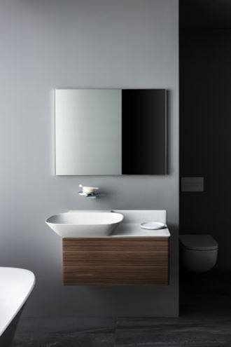 LAUFEN INO umyvadlo 90 cm, s otvorem pro baterii a přepadem, LCC H8133024001041 Obrázek - fotka