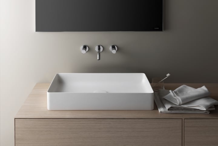LAUFEN LIVING umyvadlo na desku 60 cm, bez přepadu H8114340001121 Obrázek - fotka