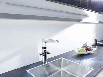 HANSA FIT HYBRID dřezová senzorová baterie, napájení ze sítě, chrom 65232213 Obrázek - fotka