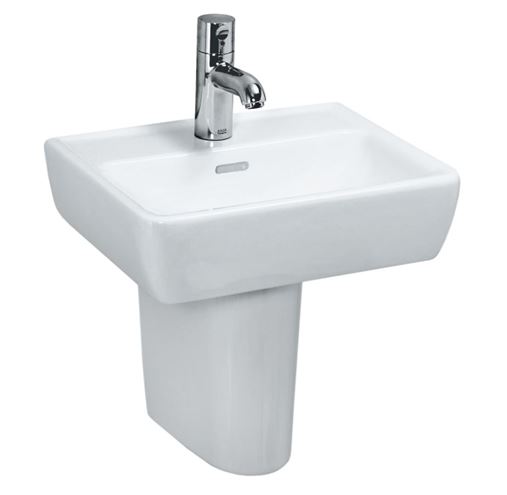 LAUFEN PRO umývátko 45 cm, s otvorem pro baterii a přepadem H8119510001041 Obrázek - fotka