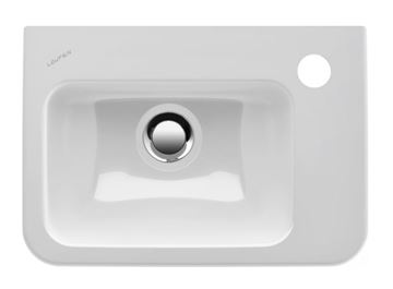 LAUFEN PRO umývátko 36 cm, s otvorem pro baterii vpravo a přepadem H8169550001061 Obrázek - fotka