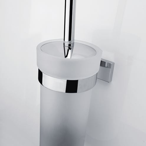 NIMCO KEIRA WC štětka, nástěnná, sklo, chrom KE 22094W-26 Obrázek - fotka
