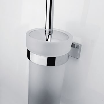 NIMCO KEIRA WC štětka, nástěnná, sklo, chrom KE 22094W-26 Obrázek - fotka