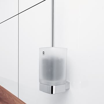 NIMCO KIBO WC štětka, nástěnná, sklo, chrom KI 14094CN-26 Obrázek - fotka