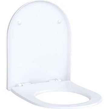 GEBERIT ACANTO WC sedátko, Slim, Soft-Closing, lesklá bílá