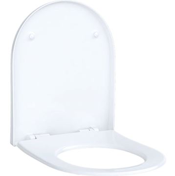 GEBERIT ACANTO WC sedátko, Slim, Soft-Closing, lesklá bílá